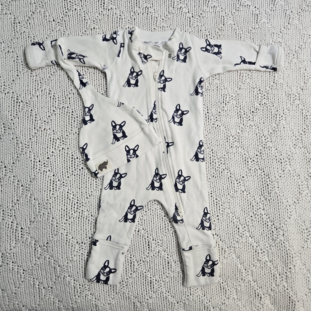 Monica + Andy Newborn Doggie Pajamas
